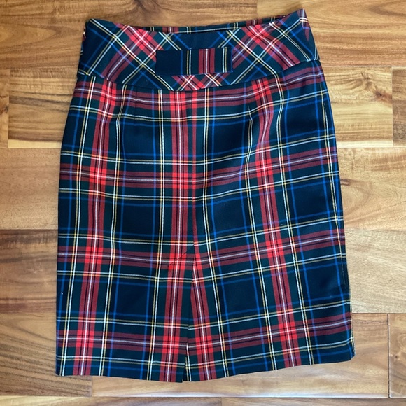 H&M Plaid Pencil Skirt - Picture 2 of 3